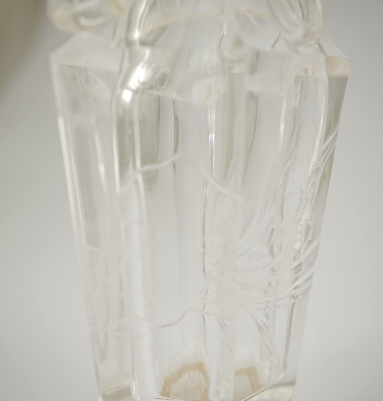 A Chinese rock crystal vase, early 20th century
